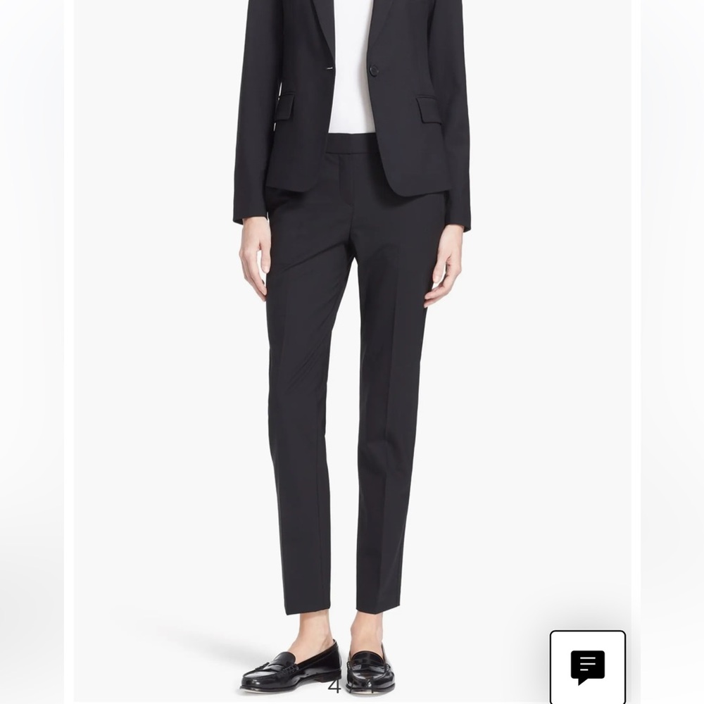Theory Classic Cropped Pant in Stretch Wool
